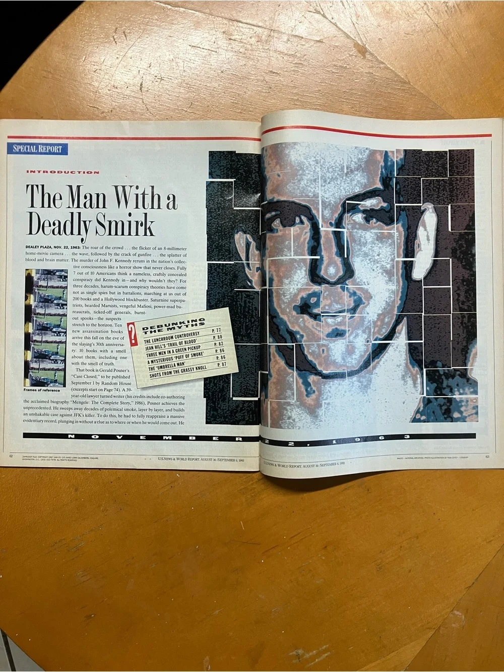Vintage 1993 US News & World Report Magazine JFK Assassination Case Closed Mag